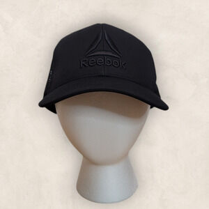 Reebok Adult Black Mesh Back Cap